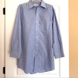 Blue Brooks Brothers Long Sleeve Pocket Shirt